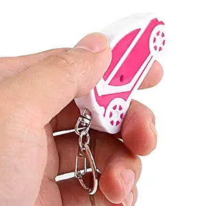 Key Locator Alarm, Lost Key Finder, Alarm Keychain Beep Sound Control for Wallets(White and Black)