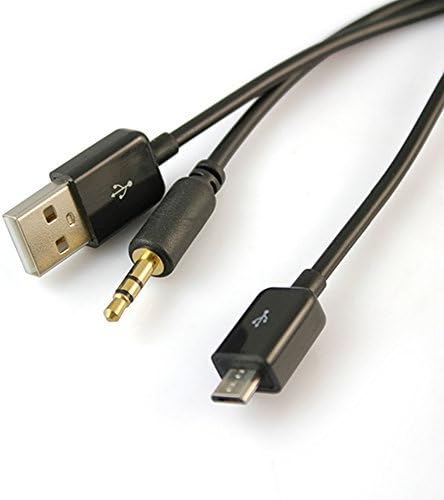 Micro USB to USB with 3.5mm audio for Samsung