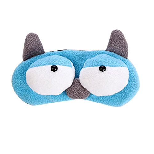 Preisvergleich Produktbild BZLine® Cute Eye Mask Shade Ice Pad Blindfold Shield Travel Sleeping Aid (A)