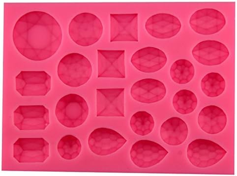 Big Diamonds Jewel Gemstone Cake Molds Bake Tools Silicone Decoration Fondant