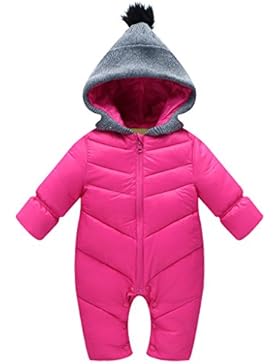 Baby Strampler Winter Overall Säugling Schneeanzüge Vine Warm Bodys Reißverschluss Vorne