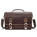 Produktbild TLMYDD Herren Umhängetasche Schultertasche Vintage Leder Aktentasche Crossbody Tasche Aktentasche
