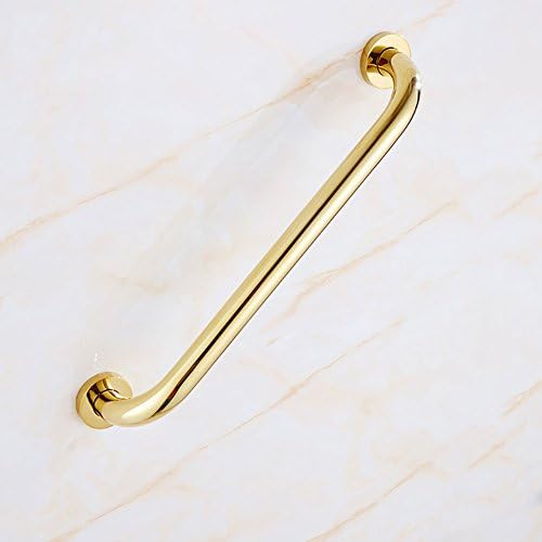 All Copper Handrail Bathroom Bathtub Older Anti-slip Handrail Mirror Surface Thickening Golden ( Size : 35cm )