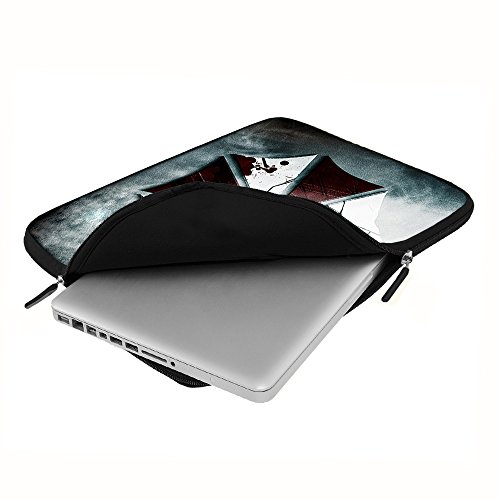 PEDEA Design Schutzhülle Notebook Tasche bis 17,3 Zoll (43,9cm) mit Mauspad und schnurloser Maus, Umbrella - 5