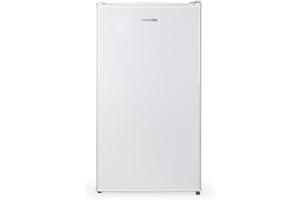 UNIVERSALBLUE Congelador Bajo Encimera Blanco | Congelador Arcón Refrigerador Vertical | Capacidad 60 litros | 2 puertas abatibles + 1 Cajón | Clasificación E | Puerta Reversible |