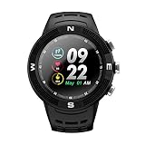 F18 1.3 'Smartwatch IP68 Wasserdicht Sport Bluetooth 4.2 Fitness Smart Watch GPS Schrittzähler Pulsüberwachung Schlafmonitor