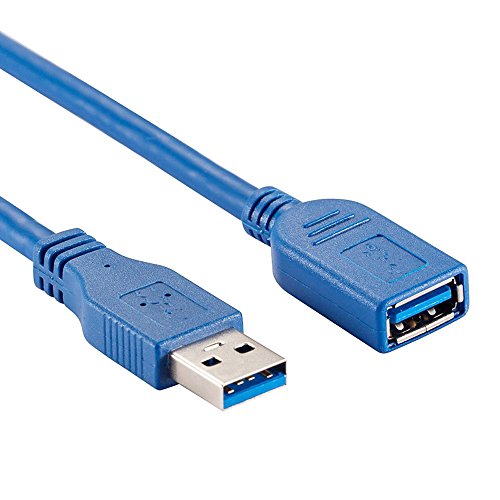 Zheino 0.5M Verlängerungs Kabel USB 3.0 AM To AF USB 3.0 Extension Mann zu Frau Kabel Super Speed Adapter Kabel A Stecker A Stecker auf A Buchse und Übertragungsraten bis zu 5Gbit/s