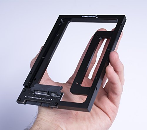 Sabrent Festplatten – Zubehör Rahmen 2.5”(6.35cm) SSD & SATA Festplatte zu Desktop 3.5” (8.89cm) SATA Konverter Montage Kit (BK-PCBS) - 3