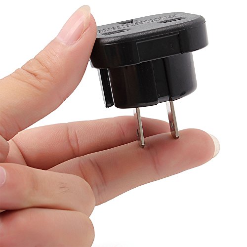Neuftech 2x Reisestecker UK auf US Stecker, Adapter UK auf US,Kanada,Australien,China,HK,Japan,Thailand usw - 4
