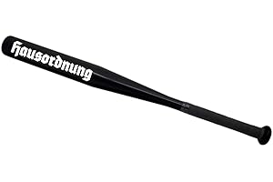 Spaß Kostet Baseballschläger Hausordnung Sportgerät schwarz 65 cm lang