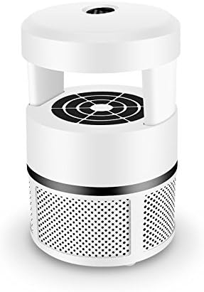 Mosquito Trap Electronic Mosquito Killer Bug Zapper Non-Chemical USB Powered Insect Catcher Smart Light Control LED Photocatalyst Eco-friendly Mosquito Insect Inhaler Lamp Pest Control For Indoor Outd,White