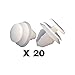 Produktbild tuqiang® 20 x Clips/Plastic Screw Zierleisten und Haarbänder – Peugeot 1007, 206, 207, 306, 307, 308, 406, 407, 607 and 807 – 6991S6/6991.S6 – Panneaux de Türen/Füllungen