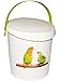 Produktbild Futterdose / Futterbox - " Vögel & Wellensittiche / Papagei " - für Tierfutter - Kleintierfutter - 2 Liter - Vorratsdose / Aufbewahrungsbox - aus Kunststoff / Dose - Kiste mit Deckel und Tragegriff - Box & Kiste - Haustiere - Tierfutterdose - Trockenfutter / Behälter - Plastikdose - Aufbewahrung - Vogelfutter