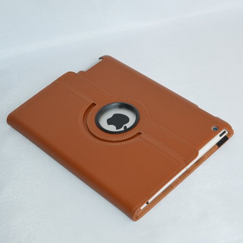inShang ipad 2 Hülle ipad 3 Cover für Apple iPad 2/3/4, Edles PU Leder Tasche Hülle Skins Etui Schutzhülle Ständer Smart Case für Tablet iPad, Super Automatische Einschlaf-/Aufwach funktion, 360 Grad rotierende Schutzhülle mit Standfunktion + inShang Logo hochwertigen Stylus Eingabestift Stift - 2