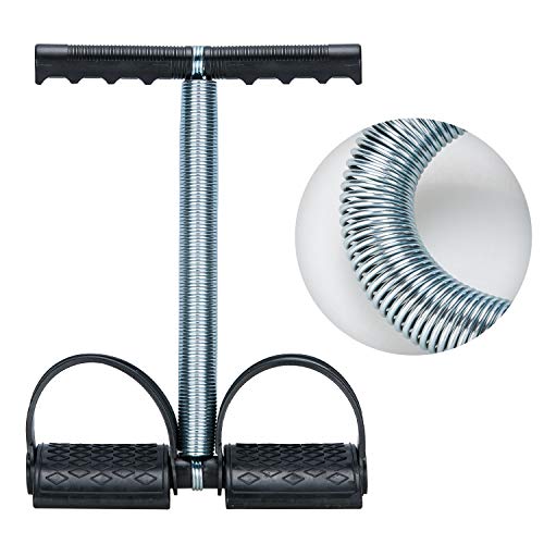 Lysport Elastic Sit Up Pull Rope Spring Tension Foot Pedal Abdomen Leg Exerciser Tummy Trimmer Equipment Bodybuilding Expander for Fitness Yoga Training