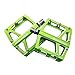 Produktbild Dough.Q Mountainbike/MTB/Flat Pedale mit Hochwertigen Industrie-Kugellagern und Top Grip, Trekking, für MTB, Trekkingrad, Stadtrad, Rennrad Stadtrad usw, Grün(1 Paar)