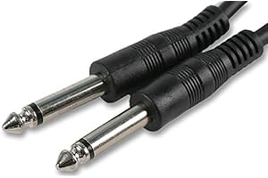 OHEDMEH PCArena Guitar Amp Cable 6.35mm To 1/4" Mono Jack Plug Lead 2m