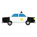 Produktbild My Wonderful Walls Police Car Decal for Boys Room Wall Mural, Left-Facing, Multicolored by My Wonderful Walls