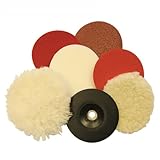 Silverline 154003 Sanding and Polishing Kit, 115 mm, 8-Piece (DIY &amp; Tools)