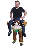 Lustiges Step-In Huckepack Kostüm JGA Junggesellenabschied:Einhorn -