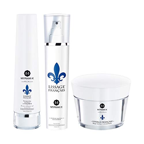 Lissage Français - Pack Lys Extrem - Shampoing + Masque + Spray Bi-phase - Myriam K