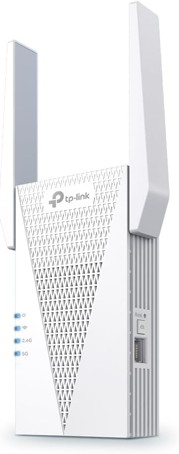 TP‑Link RE715X | AX3000 Mesh Wi‑Fi 6 Extender | Çift Bant 3.0 Gbps | EasyMesh Uyumluluk | Smart Roaming | Gigabit Ethernet | WPS & Tether Uyumlu