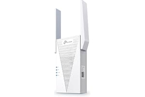 TP-Link RE715X Wi-Fi 6 Repeater, AX3000, kraftfull wifi-förstärkare genom väggar, 3 000 Mbps dubbelband, gigabit-port, kompatibel med alla lådor (orange, fri, SFR), nät, spel och hemarbete