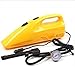 Produktbild HYSH Auto Staubsauger, 2 in 1 Protable 12V 90W Handauto Staubsauger nass und trocken Dual-Einsatz mit Reifenpumpe Funktion (gelb)