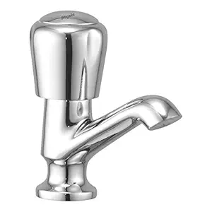 Mysis Croma Brass Pillar Cock Chrome Finishing (Rising Fitting | Quarter Turn | Form Flow)