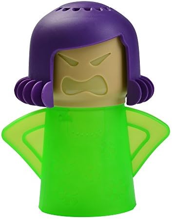 Deallink Microwave Cleaner,Angry Mama Shape Fast Action Steam Disinfects Cleans Tool for Kitchen Cooking