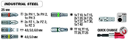 kwb Bitbox 162700 (mit vielen gängigen Standard-Bits, in patentierter Design-Bitbox, inklusive Bithalter für Akkuschrauber) - 6