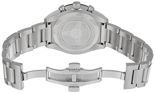 Tissot Men's 42mm Steel Bracelet & Case Swiss Quartz Blue Dial Chronograph Watch T0444172104100