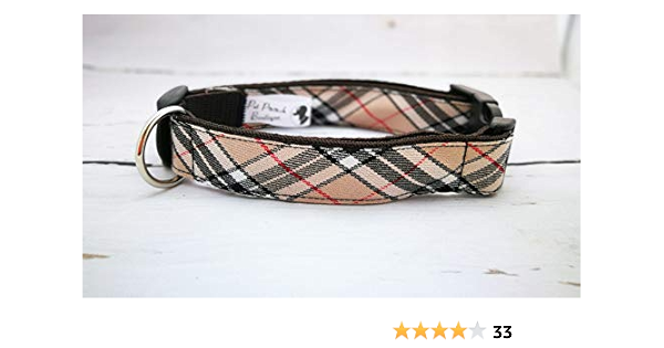 burberry dog collar