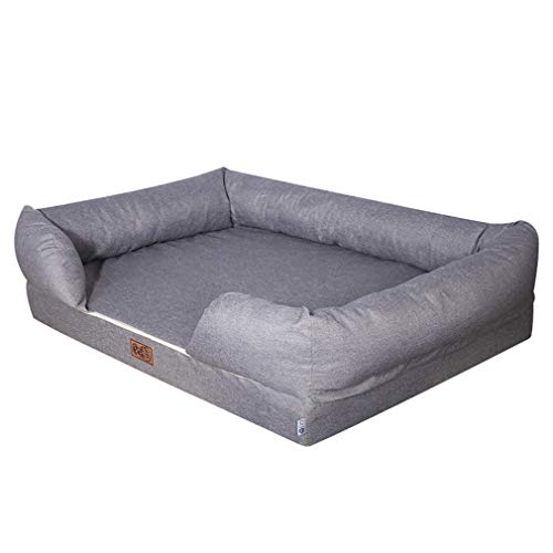 LYHY Cama para Mascotas, Sofá Cama para Mascotas, Cama para Mascotas para Gatos, Cuatro Estaciones Disponibles, Parte Inferior Antideslizante, para Perros medianos Grandes-B
