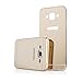 Produktbild Spiegel Handy Silikon Hülle TPU Back Case Schutzhülle transparent gold für "Samsung Galaxy J5 J510 2016" Cover Schale Tasche Bumper