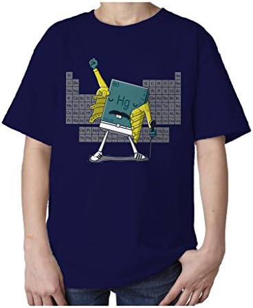 I Love Science Freddie Mercury Official Kid's T-shirt (Navy) (X-Large)
