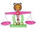SODIAL(R) Colorful Plastic Bear Balance Scale Numbers Children Educational Toy