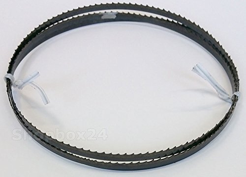 Standard Sägeband Bandsägeband Bandsägeblatt Sägebänder 2240 mm x 6 mm x 0,65 mm x 6 Zähne pro Zoll , für Holz , Hartholz , Brennholz , Sperrholz , Quer- und Schweifschnitte , Elektra Beckum , Metabo , Einhell , Güde , Atika , Westfalia u.v.m.