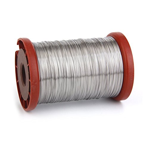 ROSENICE Edelstahl-Draht für Bienenstock Frames Bienenzucht Ausrüstung 500G 0.5mm - 4