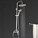 Produktbild BLYC- Solide Messing Wandhalterung Badezimmer Luxus-Regenmischer Dusche Kombi-Multifunktions-Duschsystem, Chrom poliert