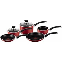 Tefal Bistro Batterie de cuisine Rouge 5 pièces