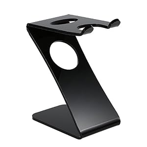 Anself Acrylic Men's Shaving Straight Razor Brush Holder Z Shape - Image 4
