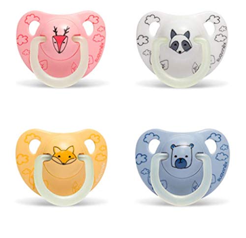 SUAVINEX Chupete 0-6M Night & Day Anatómico Latex