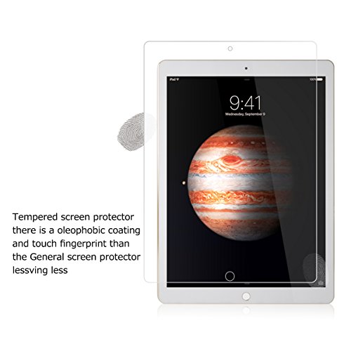 Wrcibo iPad Pro 10.5 (2017) Schutzfolie, Wrcibo Glas Display Schutz Schutzglas Echte Glas Displayschutzfolie für iPad Pro 10.5 2017 (Panzerglas, 0,33mm, Unsichtbar, Kratzfest) - 3