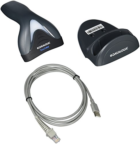 Datalogic TD1120-BK-90K1 Handheld Scanner für Anschluss an USB-Host; inlusive USB Kabel und Desk/Wall Holder TOUCH 90 LIGHT – USB KIT - 2