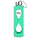 Produktbild MIU COLOR Glas-Wasserflasche 550 ml mit Rutschfester Silikonhülle, auslaufsicher, Borosilikat, BPA-frei, umweltfreundlich, ideal für Schule, Zuhause, Büro, Reisen, Sport, Yoga, grasgrün