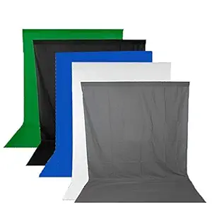 SHOPEE Branded 5PCS Combo 8 x12 FT Green, White, Grey, Black, Sky Blue LEKERA Backdrop Photo Light Studio Photography Background