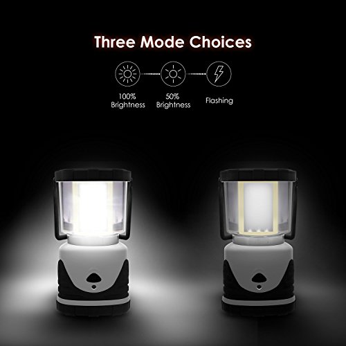 Albrillo 6W LED Camping Laterne Campinglampe 300Lumen mit 3 Lichtmodi - 4