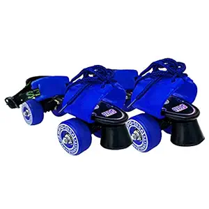 Jaspo Baby Tenacity Rubber Wheel with Fiber Body Junior Adjustable Skates, (min 18 cms to max 21 cms) Age Group for Up to 5 Years