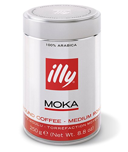 illy Medium Roast Ground Moka Coffee 